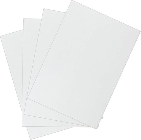 4 Pcs High Temperature Ceramic Fiber Paper - Insulation Gasket Material for Kilns and Boilers, 20 x 30 cm, Fireproof(Thick: 6mm) in Saudi Arabia