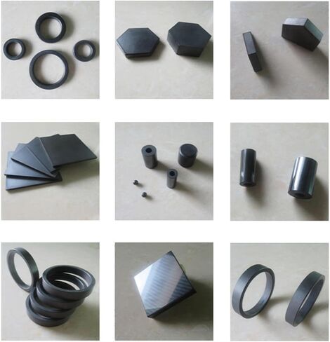 Silicon Carbide Ceramic Insulation Sheet 200×200×3Mm-200×200×20Mm Suitable for Lab Equipment and Chemical Industries,200×200×6mm(200x200x4mm) in Saudi Arabia