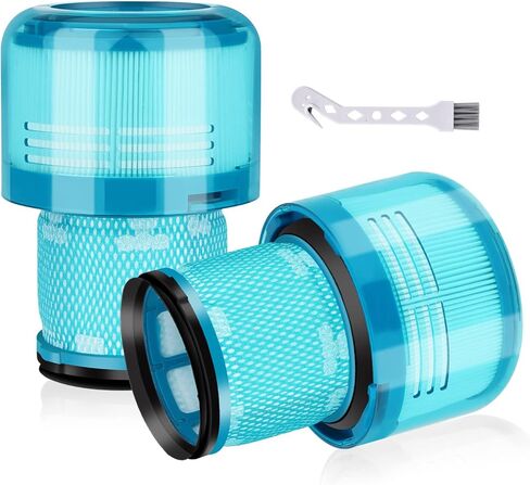 2 Pack Filter Replacement for Dyson V15 Detect, V15 Detect Absolute, V15 Submarine, V15 Detect, V11 Animal Vacuum Cleaner,Replaces Part No. 970013-02 in Saudi Arabia