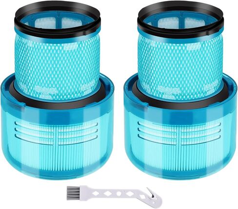 2 Pack Filter Replacement for Dyson V15 Detect, V15 Detect Absolute, V15 Submarine, V15 Detect, V11 Animal Vacuum Cleaner,Replaces Part No. 970013-02 in Saudi Arabia
