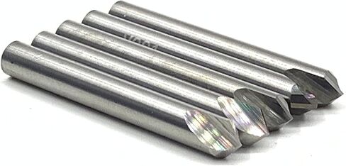 قاطعة تفريز نهاية 110° V010(RIC05270B) من الكربيد لماكينات Keyline Ninja/Keyline Total/Keyline Vortex Versa Key Machines (10) in Kuwait