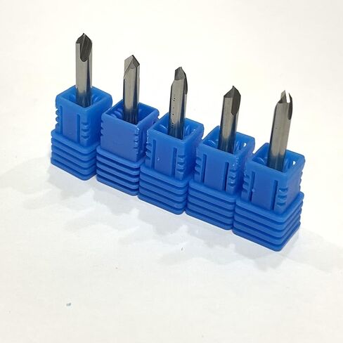 قاطعة تفريز نهاية 110° V010(RIC05270B) من الكربيد لماكينات Keyline Ninja/Keyline Total/Keyline Vortex Versa Key Machines (10) in Kuwait