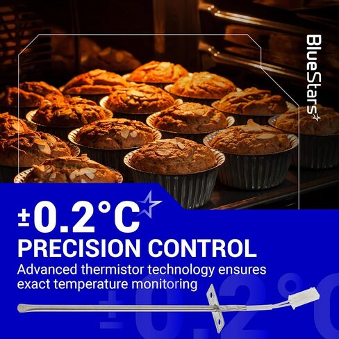[Upgraded] BlueStars 316490000 316490002 316490003 Oven Probe Temperature Sensor - Compatible with Frigidaire FFEF3052TS Kenmore Ranges - Replaces 7316490000 1197392 AP3963654 PS1528542 EAP1528542 in Saudi Arabia