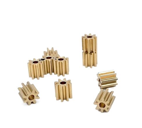 Steel Heavy Duty Motor Pinion Gear 10pcs 0.6M 8T Coper Parts Gear 1.98mm 2mm Hole in Saudi Arabia