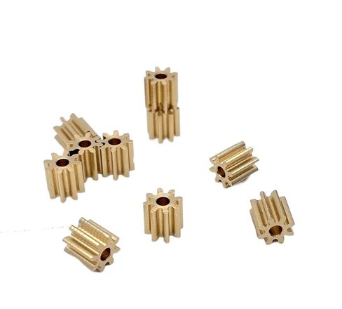 Steel Heavy Duty Motor Pinion Gear 10pcs 0.6M 8T Coper Parts Gear 1.98mm 2mm Hole in Saudi Arabia