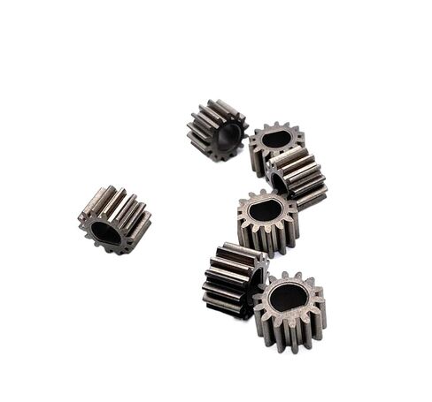 Steel Heavy Duty Motor Pinion Gear 10pcs 1M 14T D-Hole 8MM Metal Motor Gear 14 Teeth D Parts in Saudi Arabia