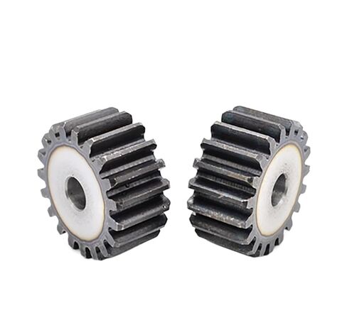 Steel Heavy Duty Motor Pinion Gear 1M 12-24Teeth Process Hole Cylindrical Spur Gear Steel Transmission(14Teeth) in Saudi Arabia