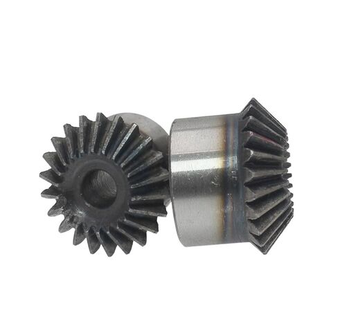 Steel Heavy Duty Motor Pinion Gear 1pcs Bevel Gear 1M24T Process Hole Carbon Steel Transmission Ratio 1:1 Parts in Saudi Arabia