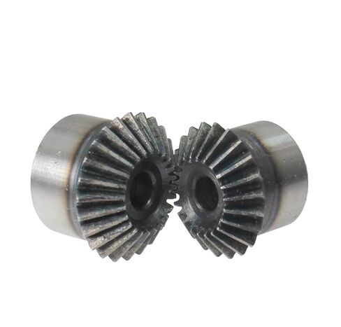 Steel Heavy Duty Motor Pinion Gear 1pcs Bevel Gear 1M24T Process Hole Carbon Steel Transmission Ratio 1:1 Parts in Saudi Arabia