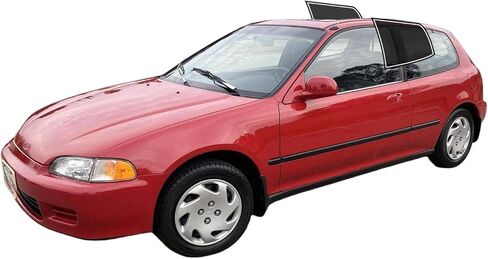 AUTOTEK Precut Windows Tint Film All Sides Cars Sun Blocking Protection Privacy Anti Shatter Glass 2 Ply Film Any Tint Shade kit for Honda Civic Hatchback 1992-1995 in Saudi Arabia
