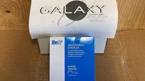 دبابيس تنجيد سلسلة BeA 80 مقاس 21، تاج 1/2 بوصة، طول 1/4 بوصة. 24,000 قطعة/صندوق. بي ايه 380/06 (1) in Kuwait