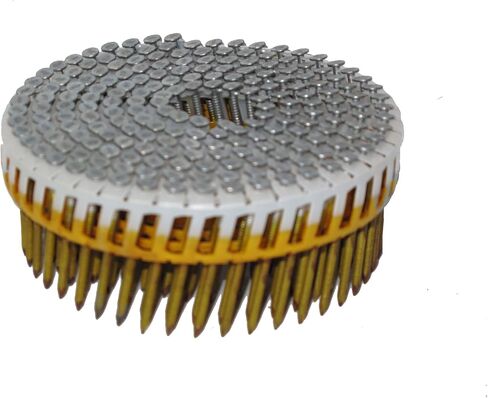 Anchor 134x092BPHDR 1-3/4-Inch by 0.092 15 Degree Plastic Coil Ring Shank Hot Dipped Galvenized Siding Nail 4,800/Box in Saudi Arabia