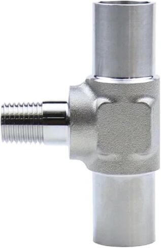 Tee 3 Ways Reducer 6 8 10 12 mm 1/4 3/8 1/2 3/4 Inch Auto Weld Pipe Fitting Connector Spillter 316L Stainless Steel BA Grade(16-1l4 Inch-16mm) Plumbing Fittings in Saudi Arabia