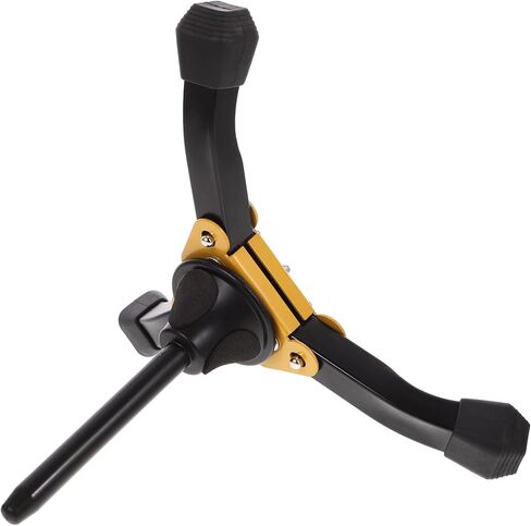 حامل كلارينيت قابل للطي من Holibanna مع قاعدة صفراء، ودعامة حامل المزمار ورف حامل ثلاثي القوائم، وملحق دعم أدوات الرياح للاستخدام المبتدئ والمحترف in Kuwait