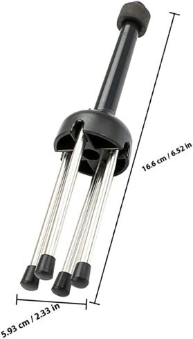 ARTIBETTER Portable Black Flute Stand with Floor Rack, Oboe and Clarinet Holder, Wind Instrument Display and Storage Rack for Music Accessories in Saudi Arabia