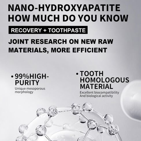 2-Pack 7.5% Hydroxyapatite Toothpaste, Fluoride-Free for Sensitive Teeth – Enamel Protection & Sensitivity Relief & Deep Clean, Gentle Mint Fresh Breath in Saudi Arabia
