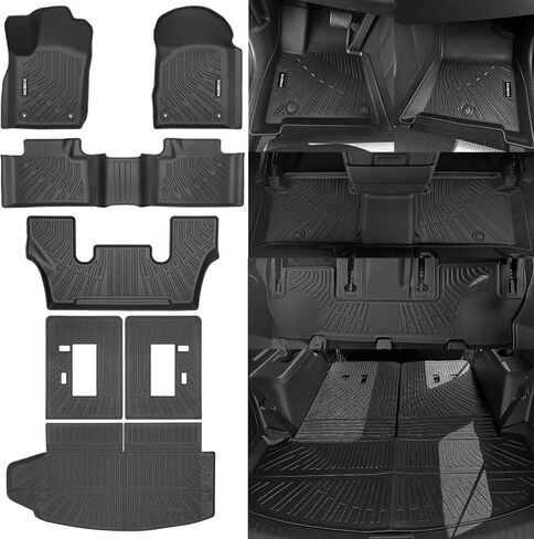 Naibeve Floor Mats for Nissan Rogue 2021-2025 2026 - All Weather Custom Fit for Nissan Rogue Floor Mats Cargo Mat with Backrest Mats Accessories(Not for Rogue Select or Sport Models) in Saudi Arabia