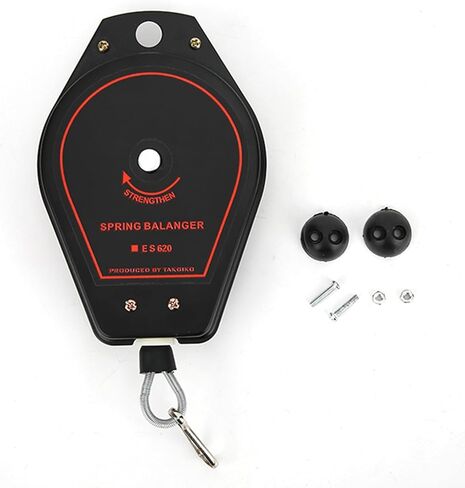 موازن الأدوات، حبل أدوات قابل للسحب، موازن زنبركي 0.6-2 كجم Es620 لخط التجميع أسود in Kuwait