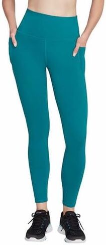 Skechers Ladies' Gowalk High-Rise Tight, Blue Green, Medium in Saudi Arabia