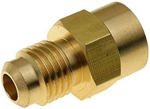 3 قطع من تركيبات أنبوب التوهج النحاسي SAE، محول موصل اقتران، 1/4 بوصة مضيئة × 1/8 بوصة أنبوب أنثى NPT (قطر خيط NPT: 0.34 بوصة) in Kuwait