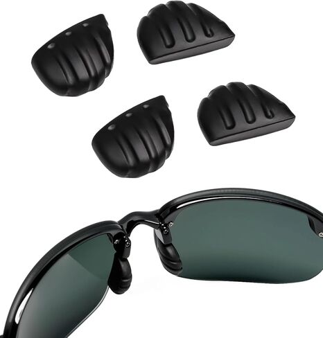 زوجان من وسادات الأنف البديلة للنظارات الشمسية الرياضية Maui Jim Sandy Beach MJ408، سهلة الارتداء على قطعة الأنف in Saudi Arabia