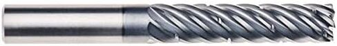 أدوات RedLine - 1/2 (.5000) مطحنة نهاية كربيد نصف قطر الزاوية ذات نهاية واحدة، مطلية بـ AlCrNX، 7 فلوت 1.2500 LOC .0600 نصف قطر، نوع ساق دائري، 3.2500 OAL - RFZ07203 in Saudi Arabia