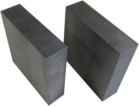 قطعتان من لوحة سيراميك كربيد السيليكون سمك 5-10 مم، ورقة مربعة 25 × 50 مم مناسبة لمعدات المختبرات والصناعات الكيميائية، 25 × 50 × 10 مم (25 × 50 × 6 مم) in Kuwait