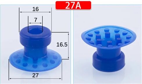 10pcs Manipulator Bag Opening Vacuum Suction Cuppneumatic Accessory Powerful Suction Nozzle Film Plastic(27A) in Kuwait