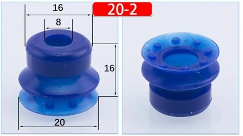 10pcs Manipulator Bag Opening Vacuum Suction Cuppneumatic Accessory Powerful Suction Nozzle Film Plastic(27A) in Kuwait