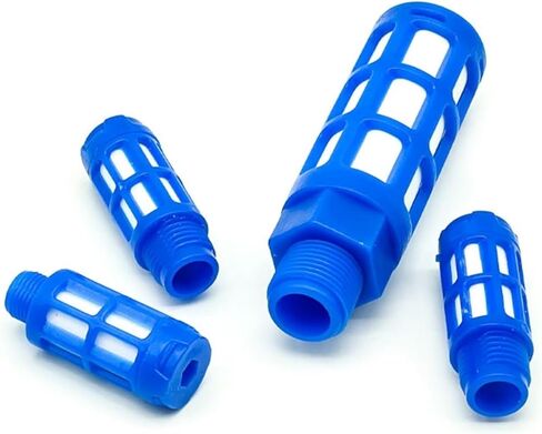 1 قطعة كاتم الصوت البلاستيك العادم الخمار هوائي 1/8 1/4 3/8 1/2 ذكر الموضوع امتصاص مرشح الضوضاء زلة قفل لمضخة التغشية (PSL-01) in Kuwait