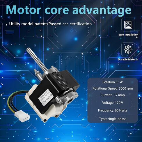 محرك مروحة الحمام المحسن 88624000 | بديل لمحرك OEM 88624000، متوافق مع LS80SE، عالي الكفاءة، تشغيل هادئ، سهل التركيب، مناسب لسيناريوهات متعددة in Kuwait