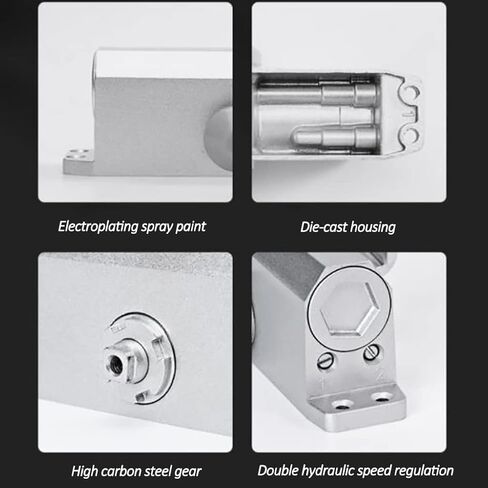 Safety Spring Loaded Door Closer-Automatic Adjustable Gate Closer-Surface Mounted,Commercial Grade Or Home Use for(Nonpositioning) in Saudi Arabia