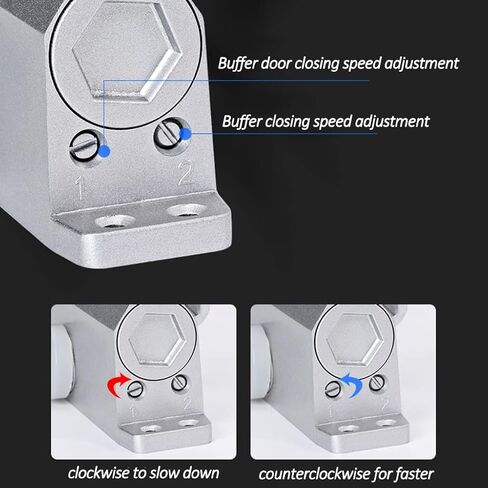 Safety Spring Loaded Door Closer-Automatic Adjustable Gate Closer-Surface Mounted,Commercial Grade Or Home Use for(Nonpositioning) in Saudi Arabia