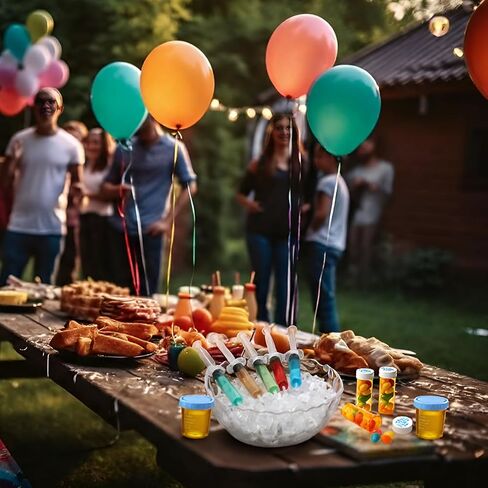 90 قطعة من هدايا الحفلات تتضمن 30 حقنة بلاستيكية سعة 10 مل مع غطاء طرفي و30 كوب جيلي سعة 4 أونصة مع أغطية و30 زجاجة حلوى مع غطاء لمستلزمات التخرج للممرضات in Saudi Arabia