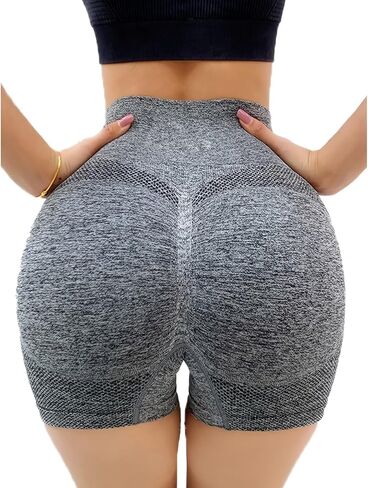 Women's High-Waisted Tummy Control Seamless Yoga Leggings Lightweight Breathable in Saudi Arabia