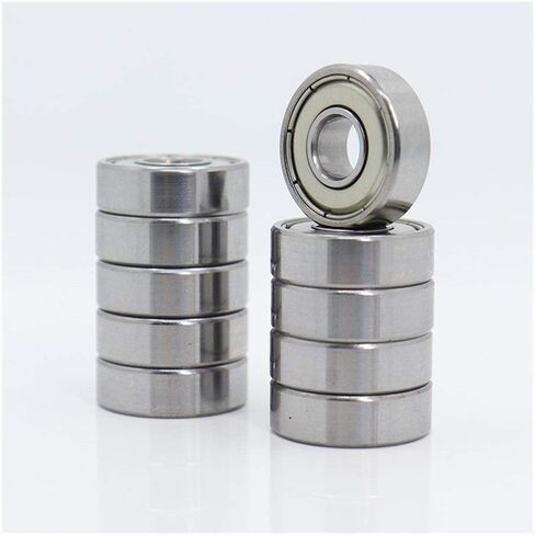 10 PCS 608ZZ Deep Groove Ball Bearing ABEC-5 Skate Stroller Miniature 608 ZZ Bearings Size 8x22x7mm in Saudi Arabia