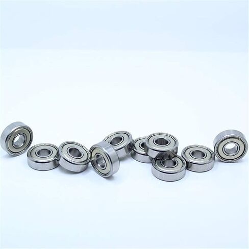10 PCS 608ZZ Deep Groove Ball Bearing ABEC-5 Skate Stroller Miniature 608 ZZ Bearings Size 8x22x7mm in Saudi Arabia