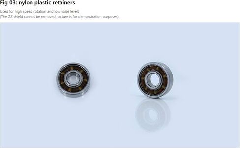 10 PCS 608ZZ Deep Groove Ball Bearing ABEC-5 Skate Stroller Miniature 608 ZZ Bearings Size 8x22x7mm in Saudi Arabia