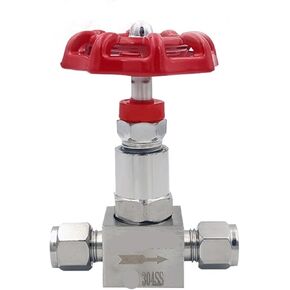 1PCS 304 Stainless Steel Ferrule Valve J91W-160P Ferrule Straight Stop Valve(OD 12mm) in Kuwait