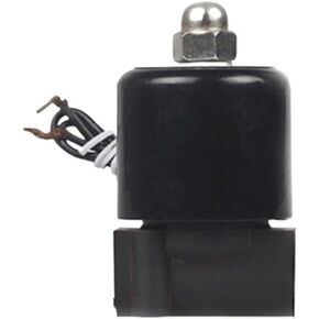1PCS 1/4" Plastic Solenoid Valve DN8 Normally Closed AC220V DC24V DC12V(DC12V) in Kuwait