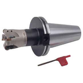 مطحنة وجه قابلة للفهرسة مقاس 2 بوصة 90 درجة CME مع شجرة CAT50، تتضمن إدراجات RCKT1204، 4 مزامير in Kuwait