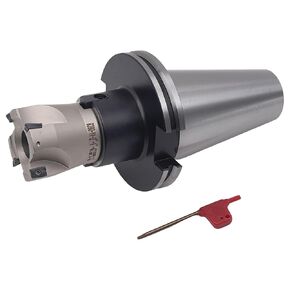 مطحنة وجه قابلة للفهرسة مقاس 2 بوصة 90 درجة CME مع شجرة CAT50، تتضمن إدراجات R390، 4 مزامير in Kuwait