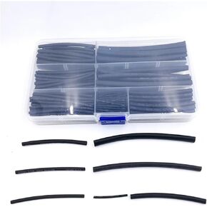 الحرارة تقلص أنبوب 200 قطعة/المجموعة 1 مللي متر 2 مللي متر 2.5 مللي متر 3 مللي متر 4 مللي متر أنابيب التغطيه التفاف سلك كابل عدة in Kuwait