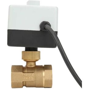 AC220V DN20/DN25/DN40/DN50 1" 3-Wire 2-Way Brass Motorized Ball Valve for Conditioner(3/4") in Kuwait