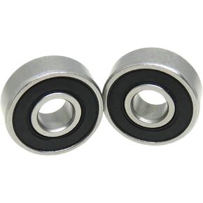 10 قطع 6x17x6 S606RS محمل من الفولاذ المقاوم للصدأ S606 RS 2RS محمل كروي مصغر 6*17*6 in Kuwait