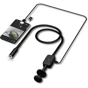 Visual Drain Clog Remover,Drain Snake Camera with HD Inspection, Aluminum Alloy Claw,Strong Magnetic Suction Head,Adjustable LED Light,Suitable for Blockage Detection Cleaning and Item Retrieval in Kuwait