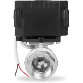 1 inch Motorized Ball Valve - Electrical Ball Valve 9-24V DC,2 Wire Reverse Polarity,with Full Port,with Manual Override,Stainless Steel in Saudi Arabia