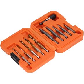 Broken Screw Remover Kit Screw Extractor Set, Removes Crushed Screws, Broken Bolts, Screw Extractor, Screw Extractor, Screw Extraction Tool, Extractor, 11-Piece Set in Saudi Arabia