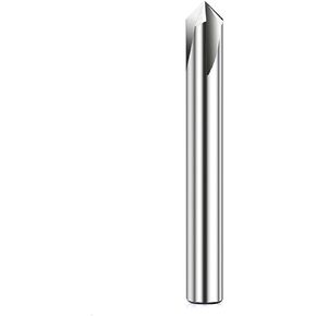 4 Flutes Chamfer End Mill 6.35mm Shank 90 Degree Tungsten Carbide V Groove Router Bit Professional CNC Chamfer Mill in Kuwait