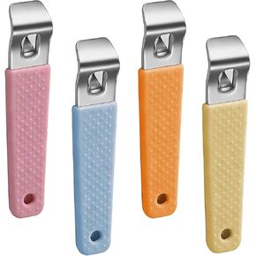 4 قطع فتاحة قارورة، أداة فك قارورة، فتاحة زجاجات الدواء، مع غطاء حماية من السيليكون غير القابل للانزلاق، مناسبة لفتح أغطية زجاجات السوائل عن طريق الفم، مناسبة للممرضات والصيدليات والعائلات. in Kuwait